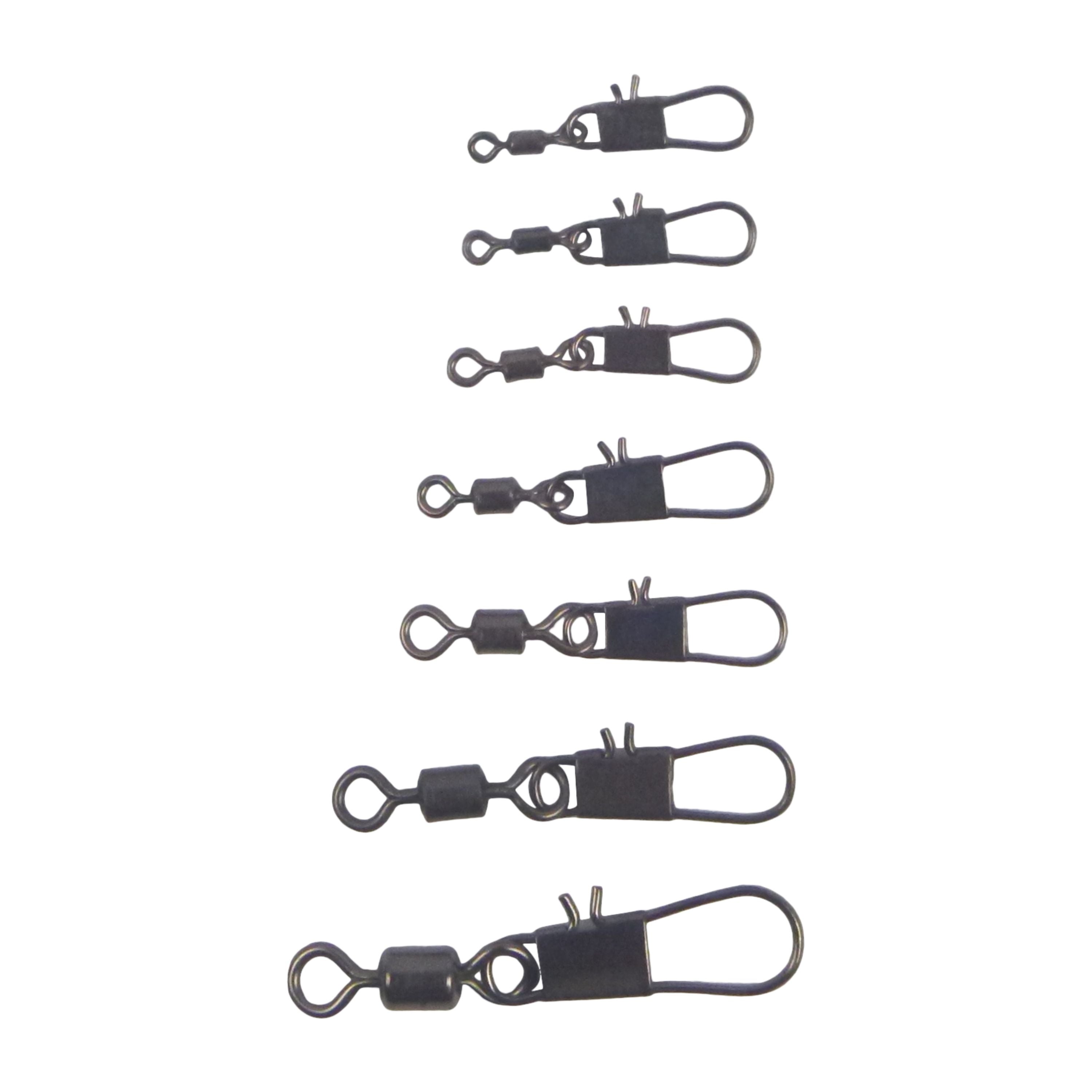 Swimerz Rolling Swivel w Interlock Snap, Size 14, 50 pack V658-93MC000490710