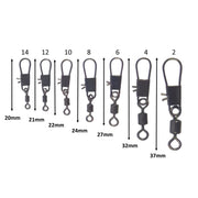 Swimerz Rolling Swivel w Interlock Snap, Size 12, 50 pack V658-93MC000490711