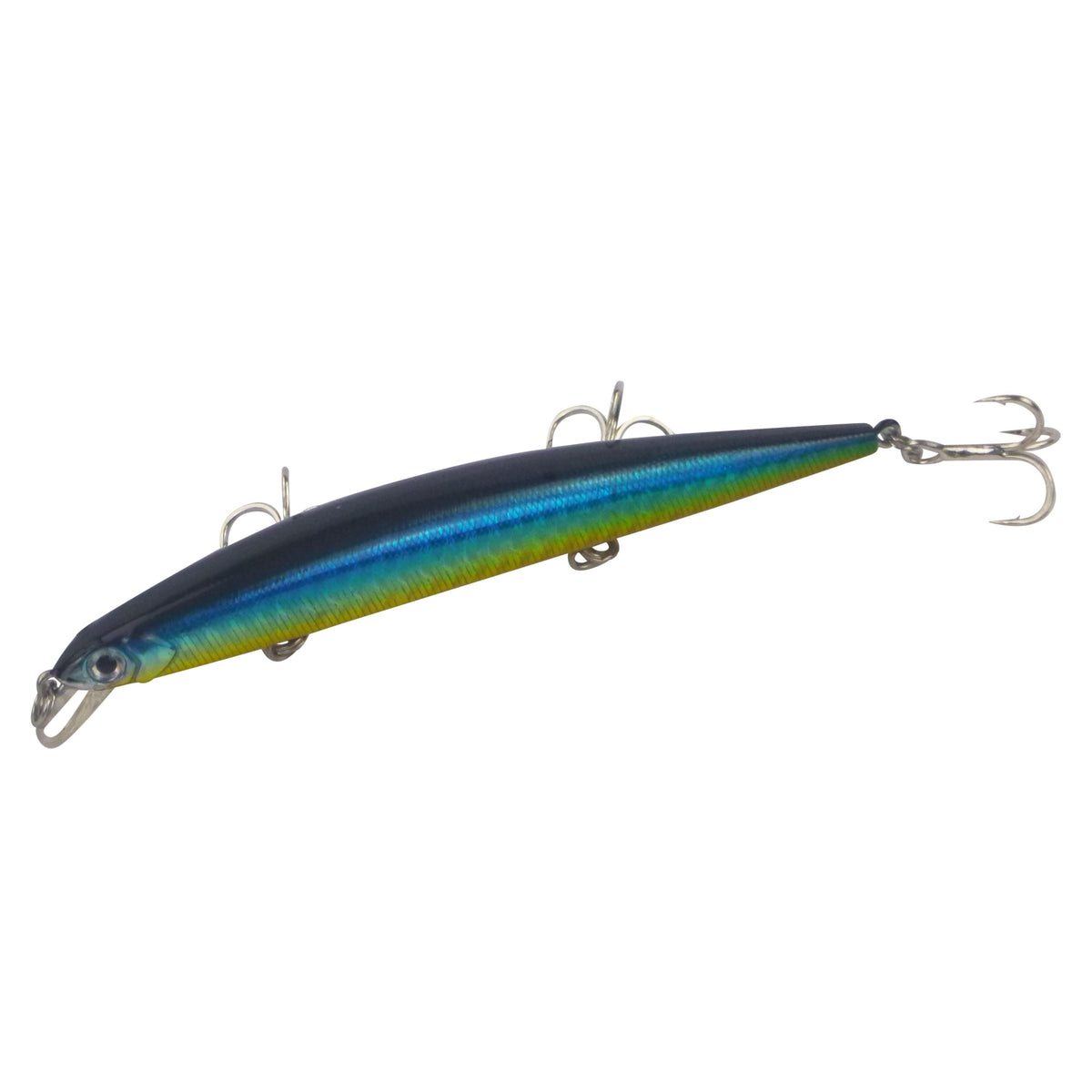 Finesse LW12 Shallow Diving Twitch Bait 120mm, Green N Gold V658-93MC000490851