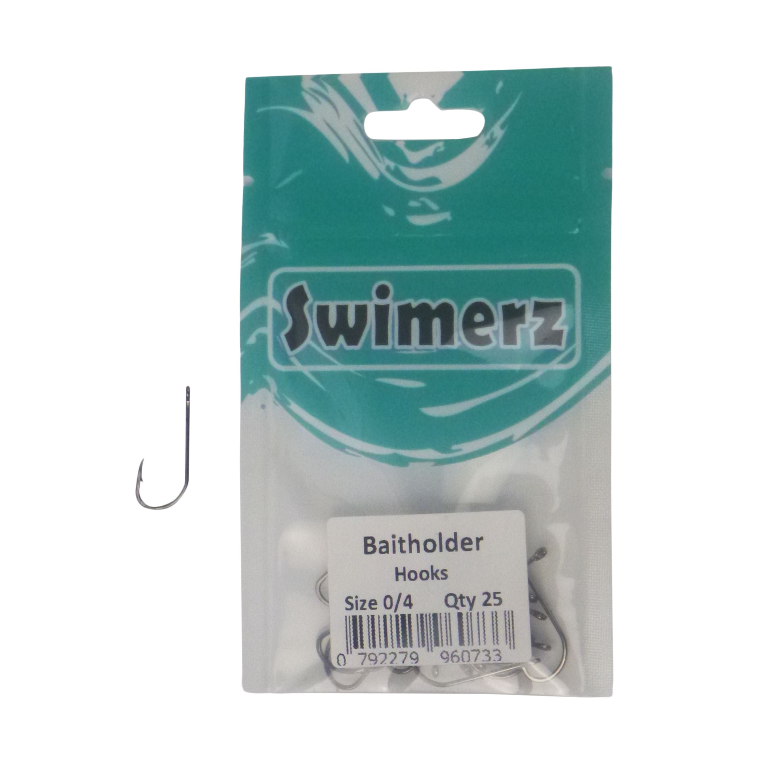 Swimerz 0/4 Baitholder Hook, Qty 25 V658-93MC000496101