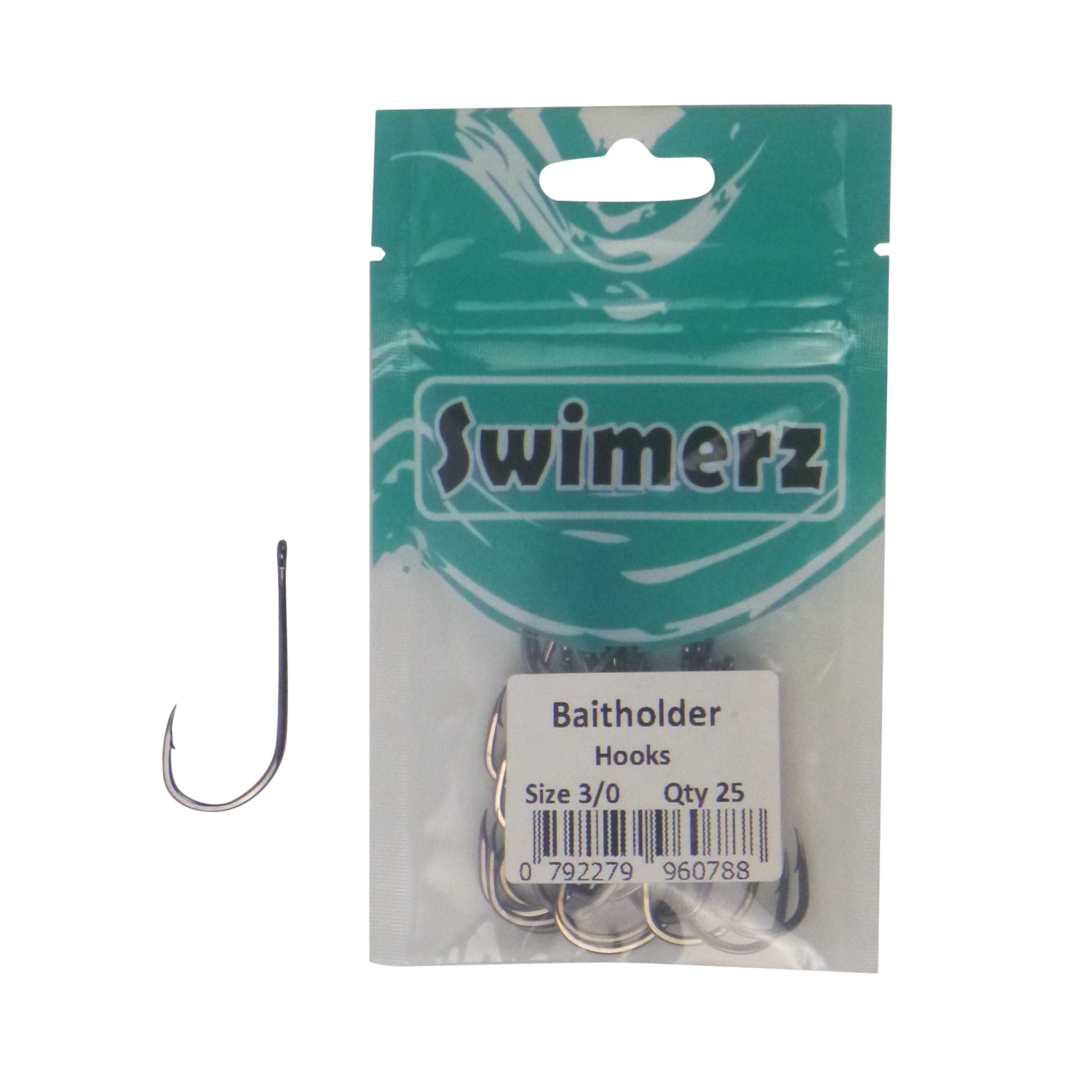 Swimerz 3/0 Baitholder Hook, Qty 25 V658-93MC000496106