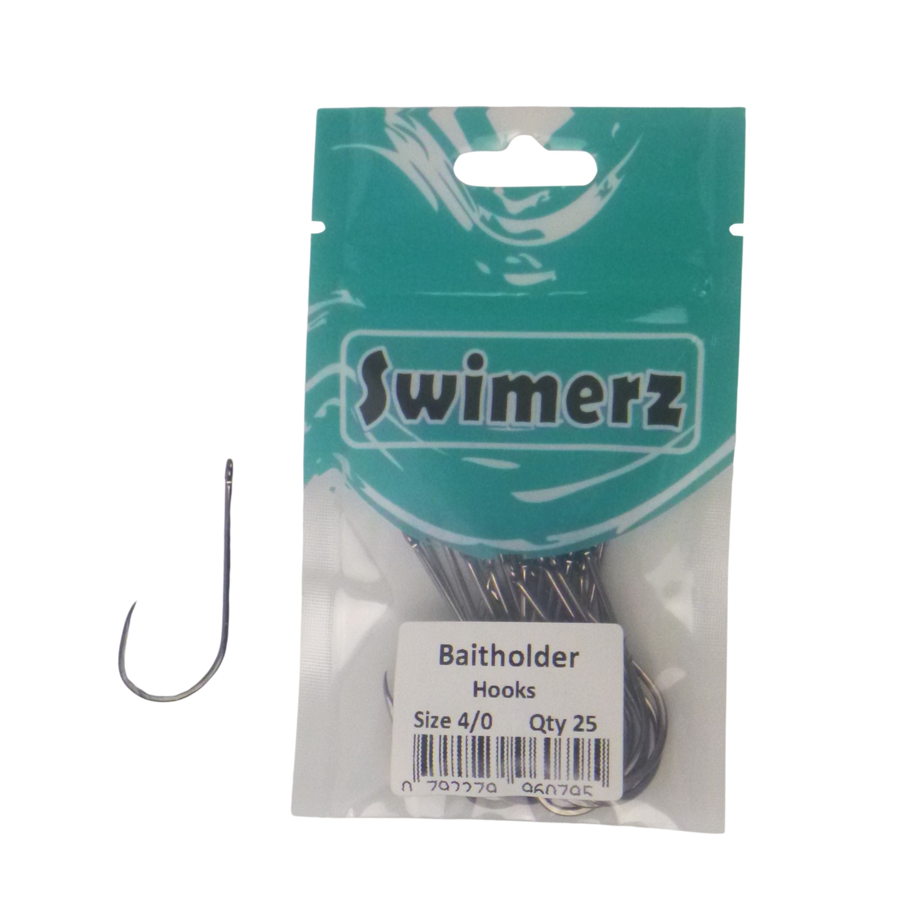 Swimerz 4/0 Baitholder Hook, Qty 25 V658-93MC000496107