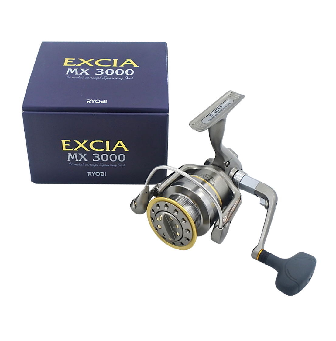 Ryobi Excia 1000 Spinning Reel, 4:9:1 Gear Ratio 8+1BB V658-93MC000610401