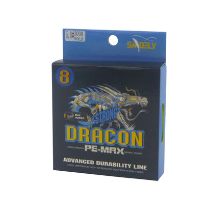 Samdely Dracon X8 Braid, Yellow, #1.0, 15lb, 300Mtr V658-93MC000630103
