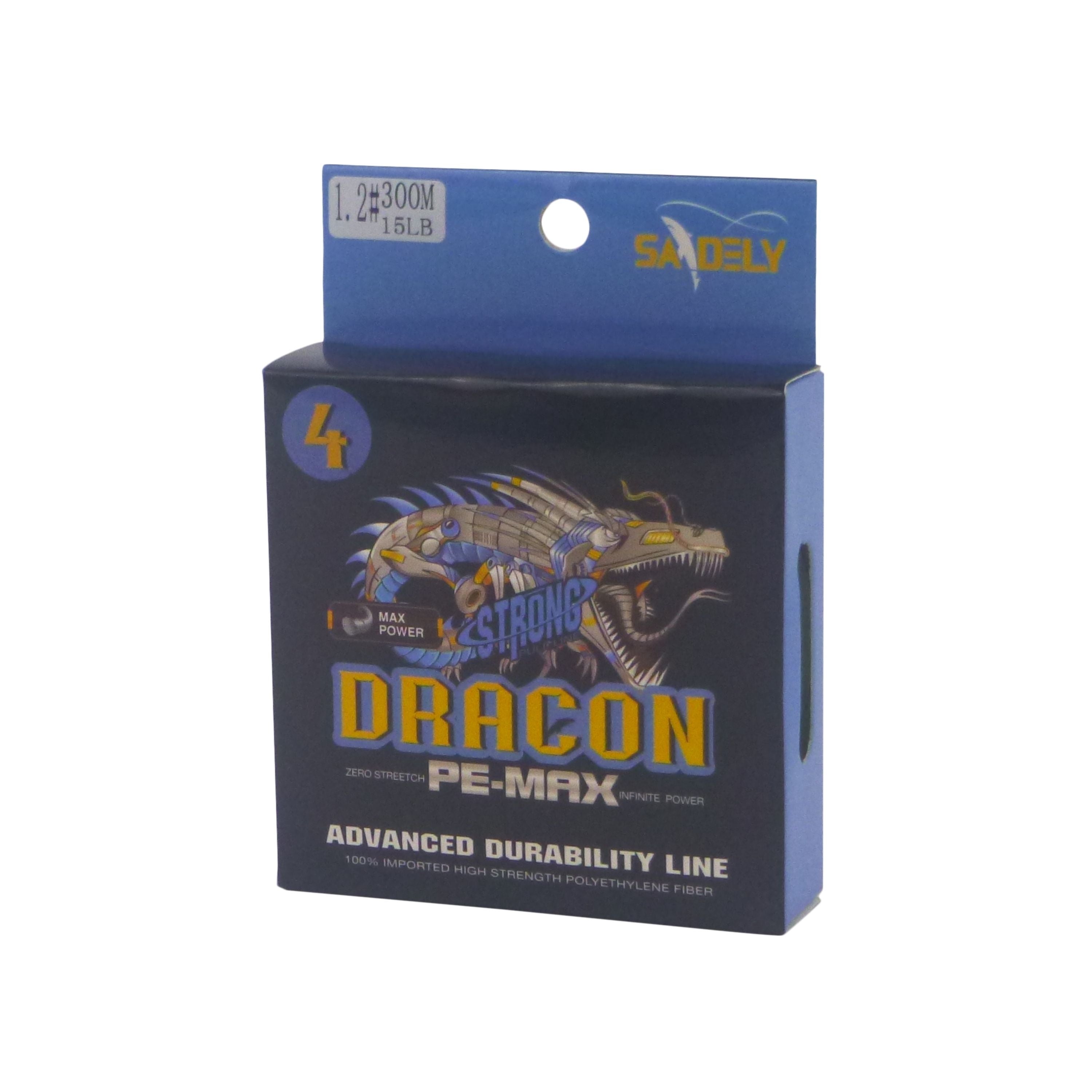 Samdely Dracon X4 Braid, Dark Green, #0.4, 6lb, 300Mtr V658-93MC000630302
