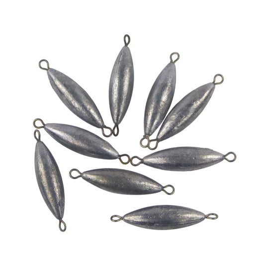 Swimerz 4oz Torpedo Trolling Sinker, Lead 9 Pack V658-93MC000642004