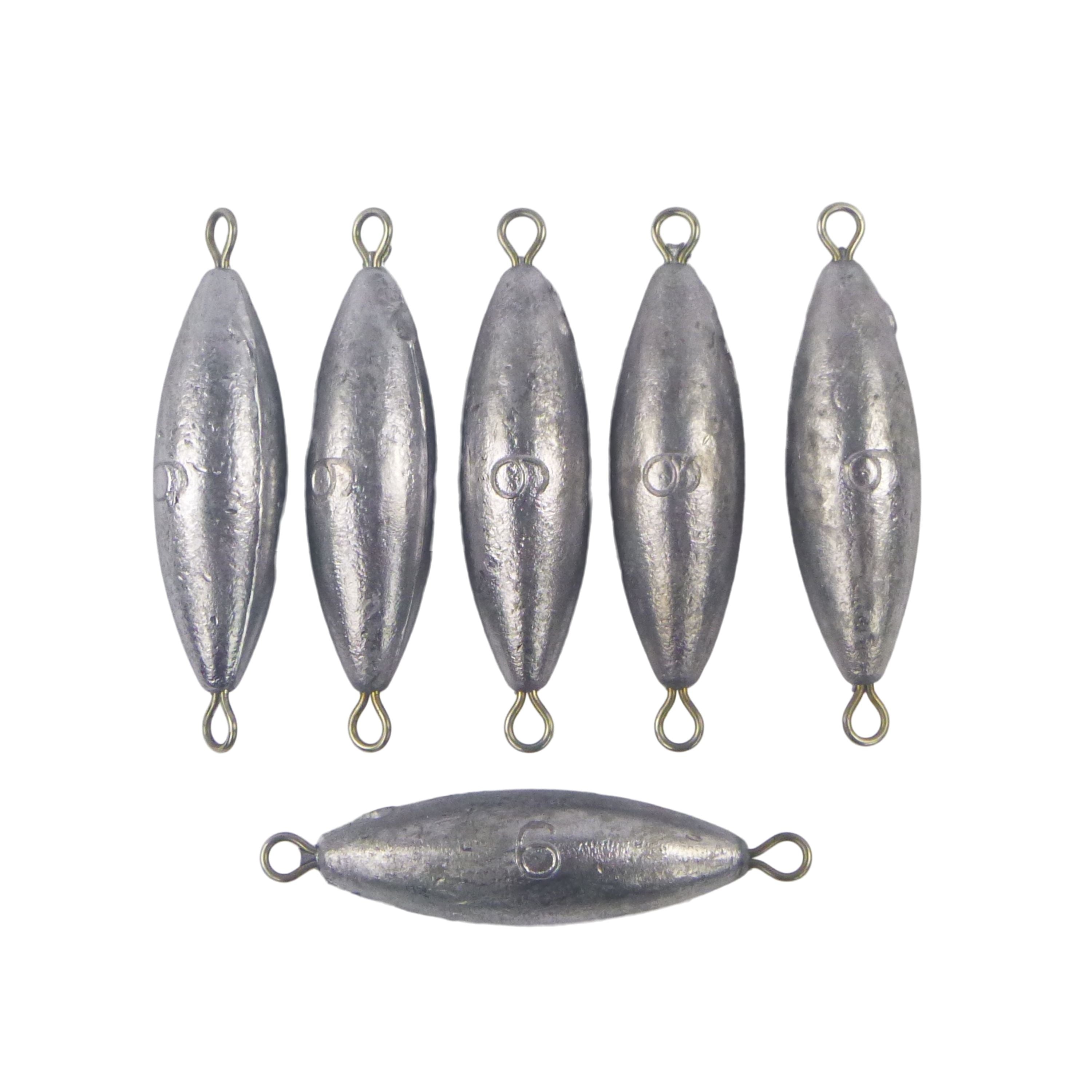 Swimerz 6oz Torpedo Trolling Sinker, Lead 6 Pack V658-93MC000642006