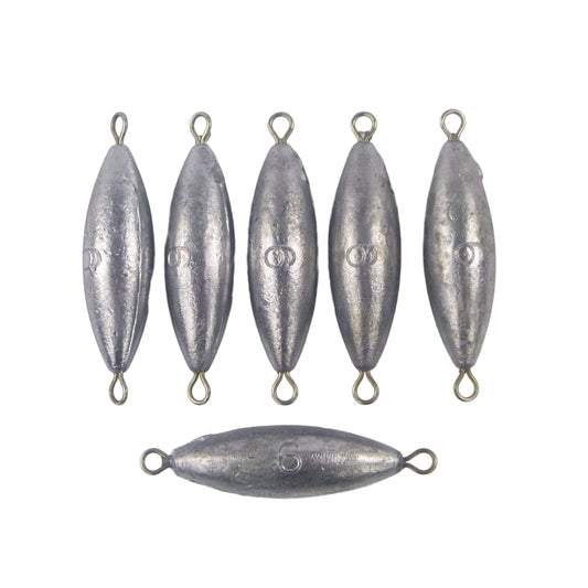 Swimerz 6oz Torpedo Trolling Sinker, Lead 6 Pack V658-93MC000642006