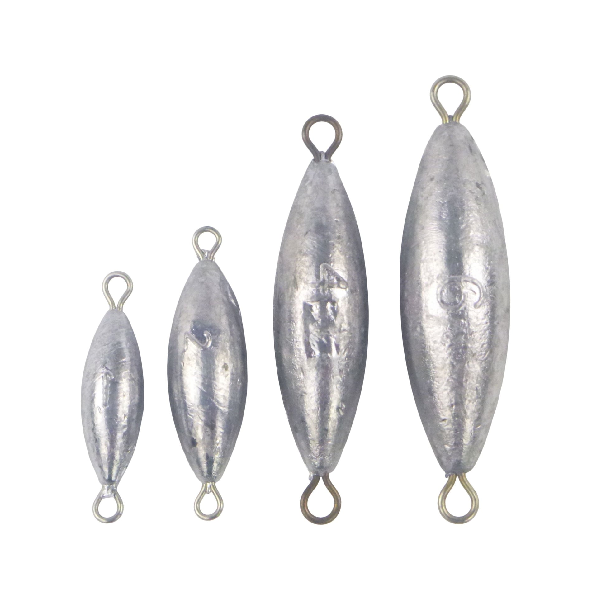 Swimerz Bulk Pack Torpedo Trolling Sinker, 4 sizes, Qty 58 V658-93MC000642010