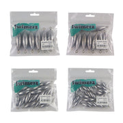 Swimerz Bulk Pack Torpedo Trolling Sinker, 4 sizes, Qty 58 V658-93MC000642010