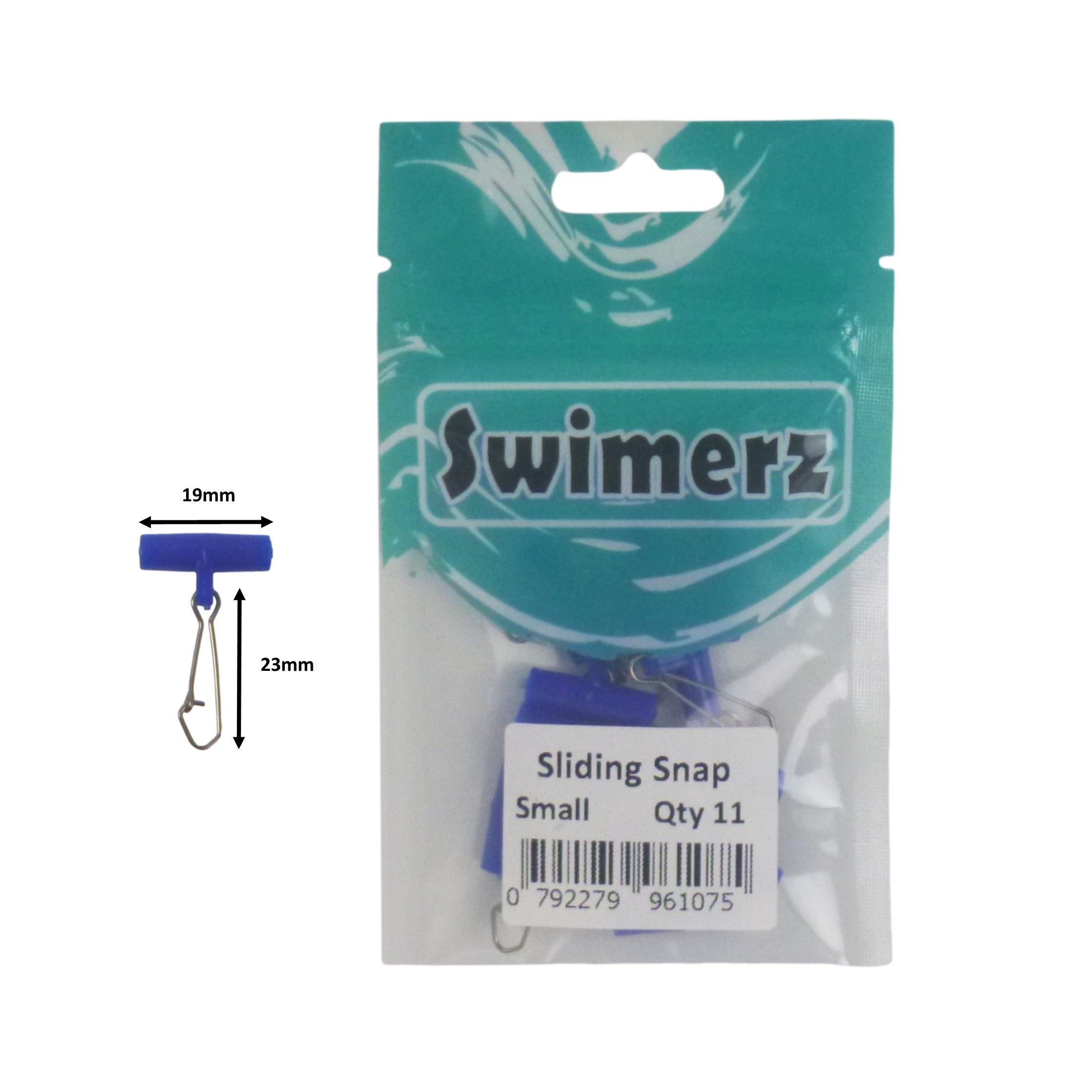 Swimerz Sliding Snaps, Size Small, 30 pack V658-93MC000660511