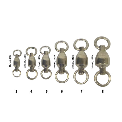 Swimerz Heavy Duty Ball Bearing Swivels, Size 3, 20 pack V658-93MC000670610