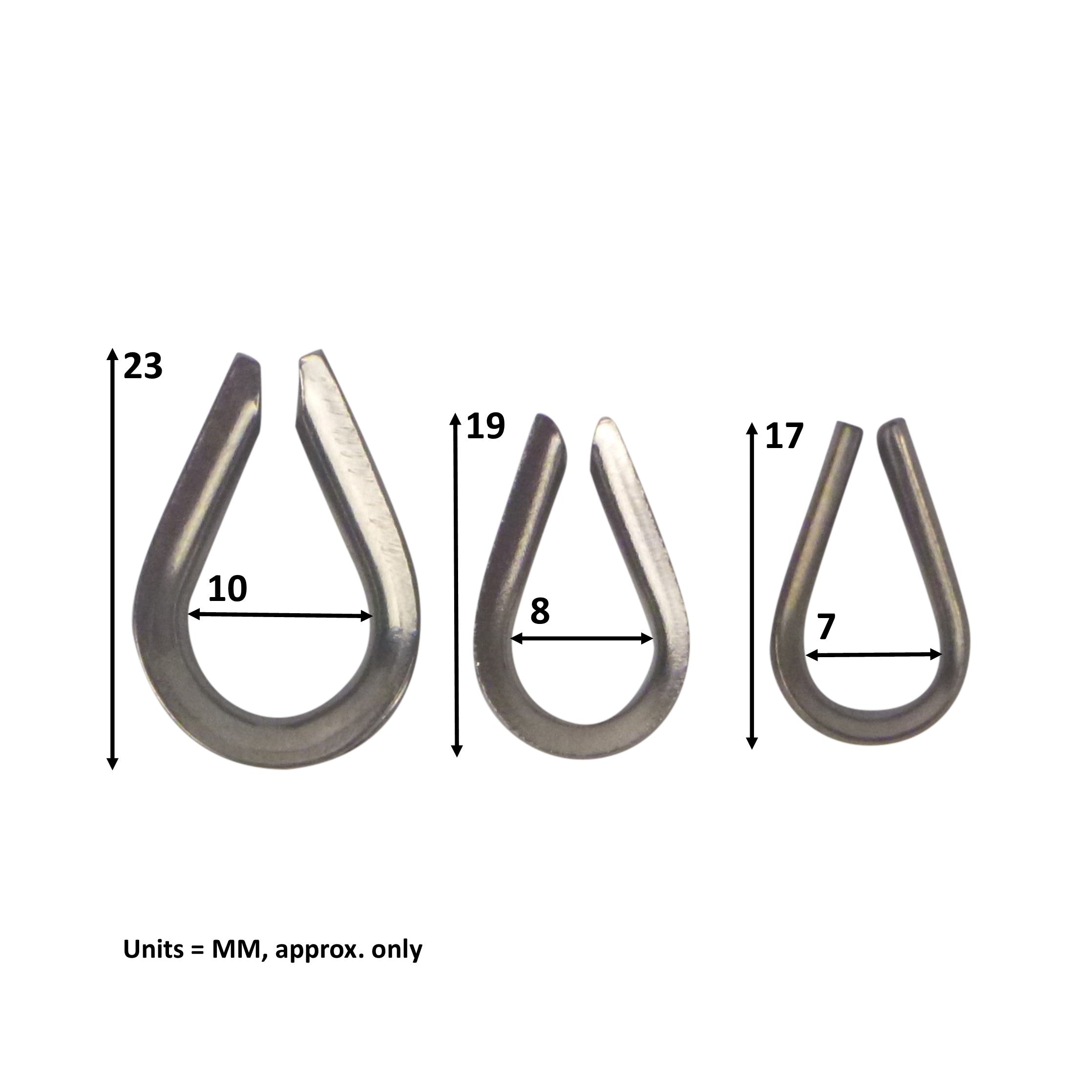 Swimerz Rigging Thimbles, 3.0mm, Qty 25 V658-93MC000680120