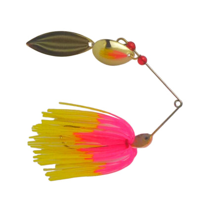 Dekoi 15gm LS17 Closed Eye Spinnerbait, Pink Yellow, Qty 2 V658-93MC002200000