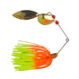 Dekoi 15gm LS17 Closed Eye Spinnerbait, Orange Lime, Qty 2 V658-93MC002200001