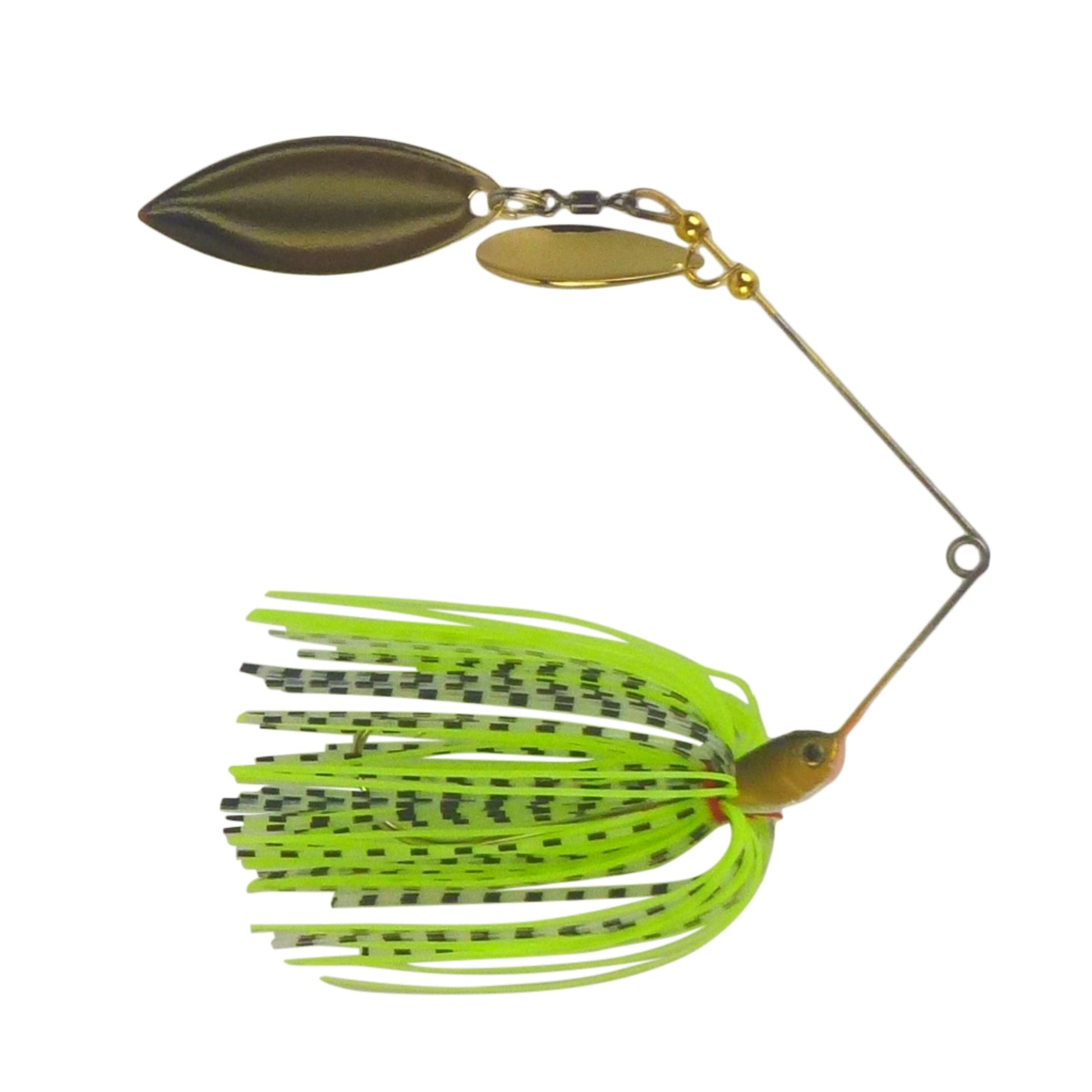 Dekoi 15gm LS18 Closed Eye Spinnerbait, Fluro Green, Qty 2 V658-93MC002200002