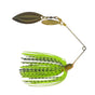 Dekoi 15gm LS18 Closed Eye Spinnerbait, Fluro Green, Qty 2 V658-93MC002200002