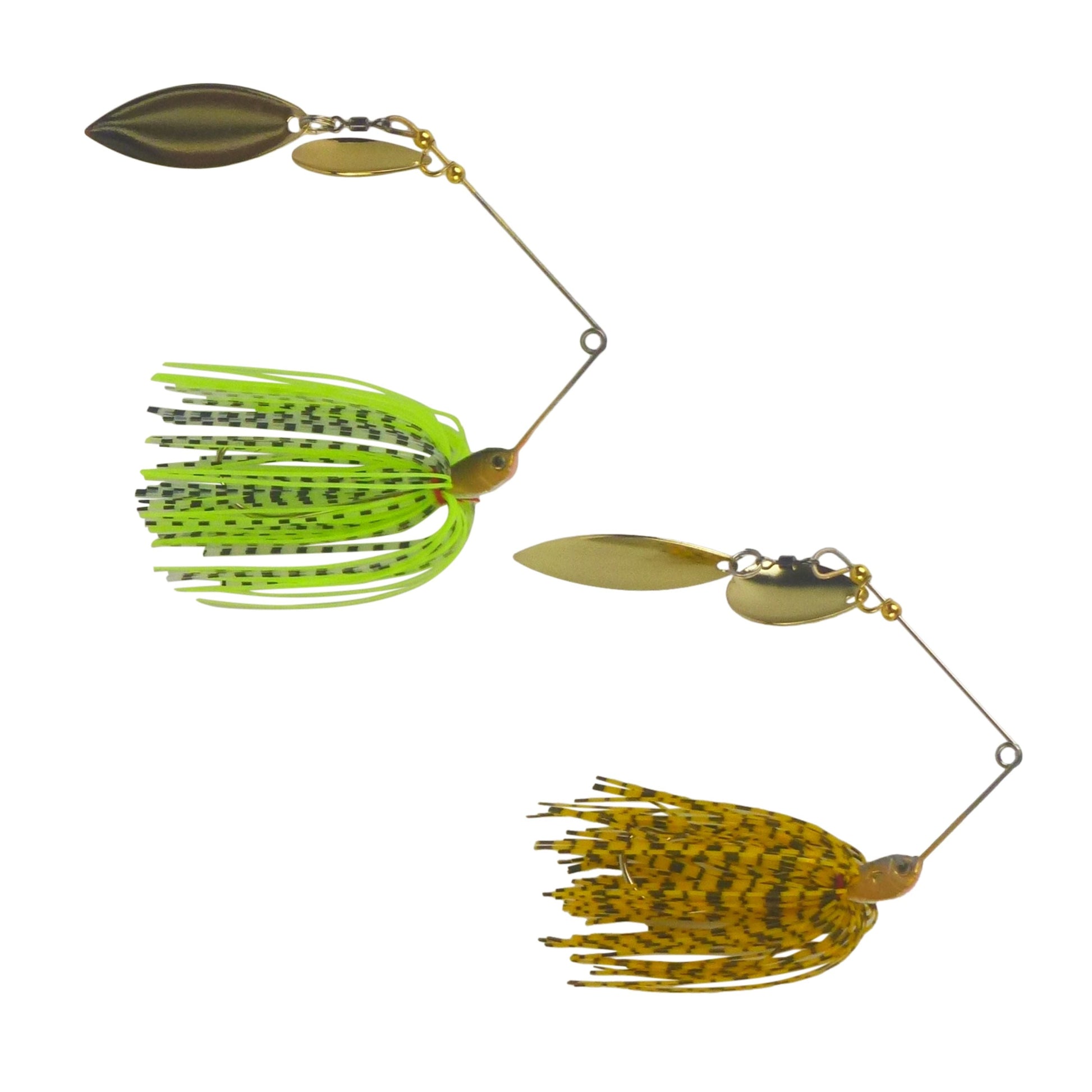 Dekoi 15gm LS18 Closed Eye Spinnerbait, Fluro Green, Qty 2 V658-93MC002200002