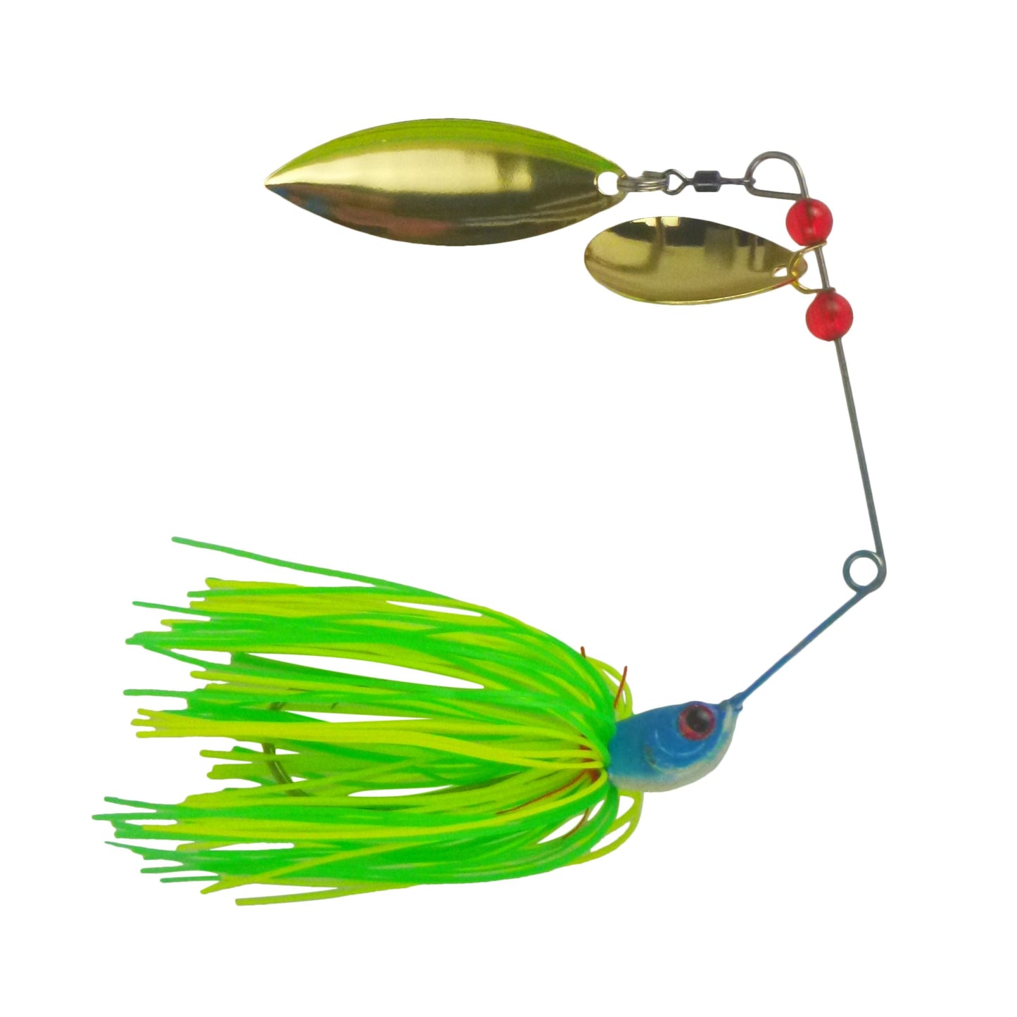 Dekoi 18gm LS20 Closed Eye Spinnerbait, Lime Green, Qty 2 V658-93MC002200022