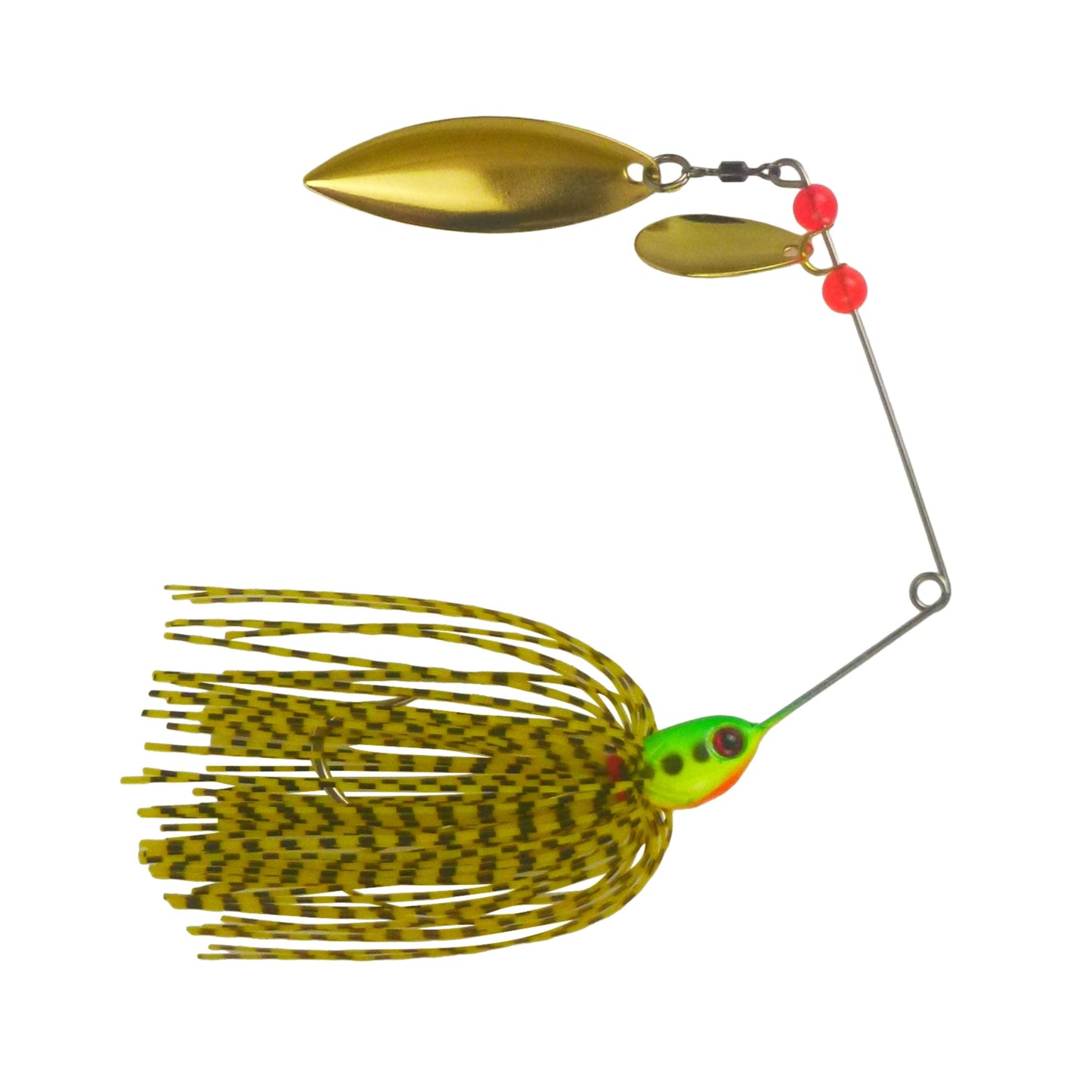 Dekoi 17gm LS21 Closed Eye Spinnerbait, Orange Stripey, Qty 2 V658-93MC002200035