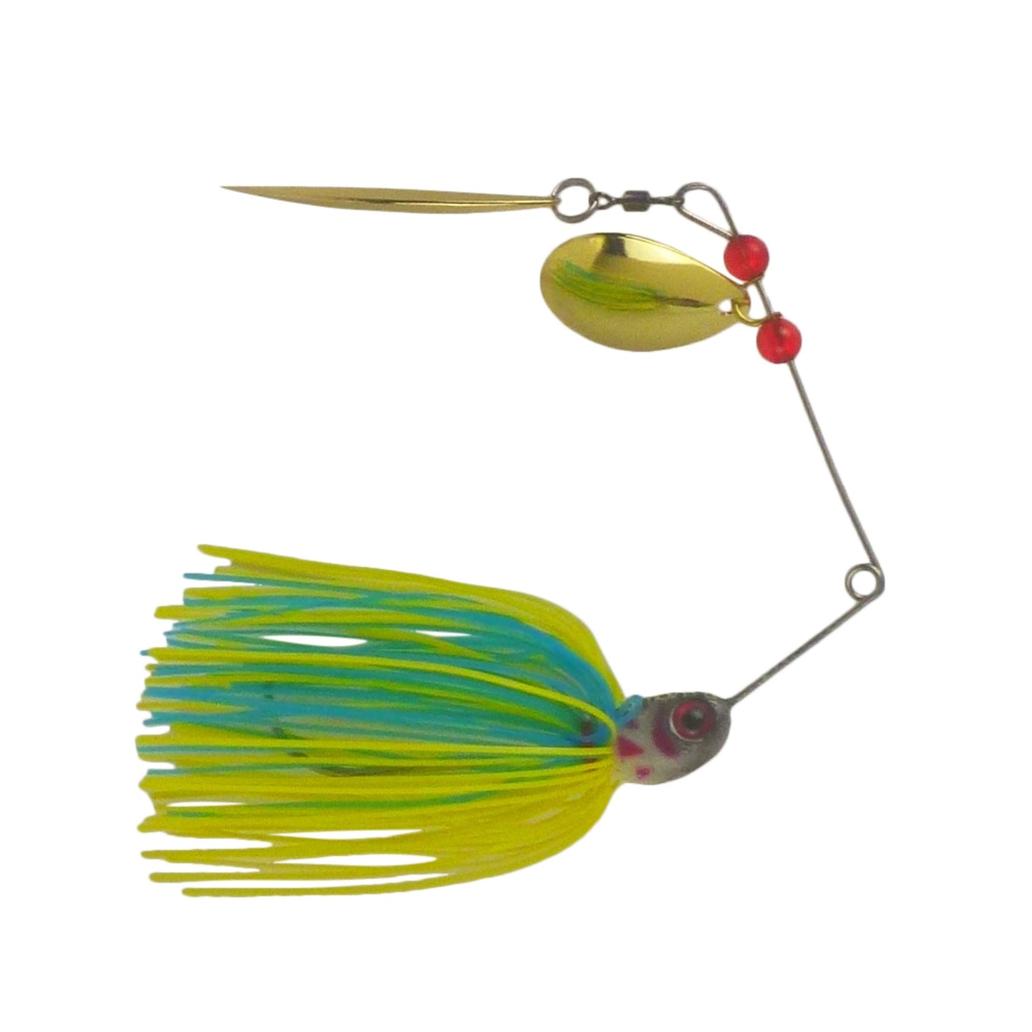 Dekoi 20gm LS22 Closed Eye Spinnerbait, Yellow Blue, Qty 2 V658-93MC002200042