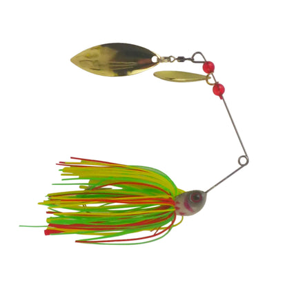 Dekoi 20gm LS22 Closed Eye Spinnerbait, Lemon Lime, Qty 2 V658-93MC002200043