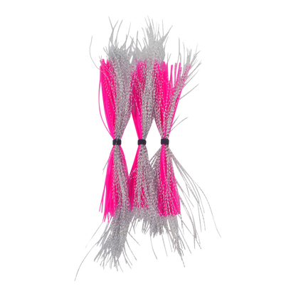 Dekoi Krystal Flash Lure Skirts, Silver Pink V658-93MC003071030