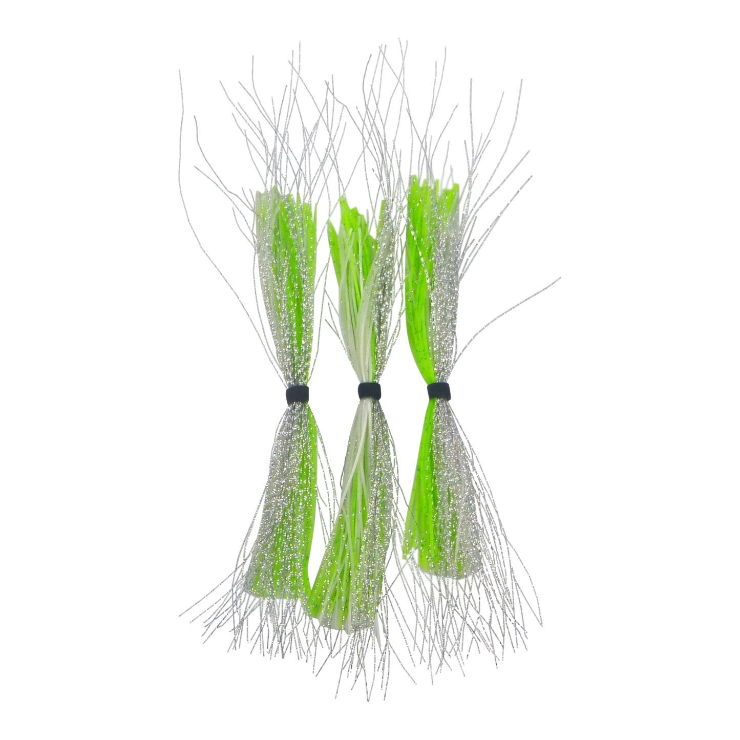Dekoi Krystal Flash Lure Skirts, Silver Chartruese V658-93MC003071032