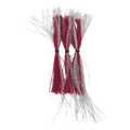 Dekoi Krystal Flash Lure Skirts, Silver Neon