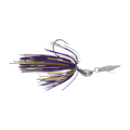 Dekoi 7gm Bladed Swim Jig, Chatterbait, Purple Gold, 2 pack