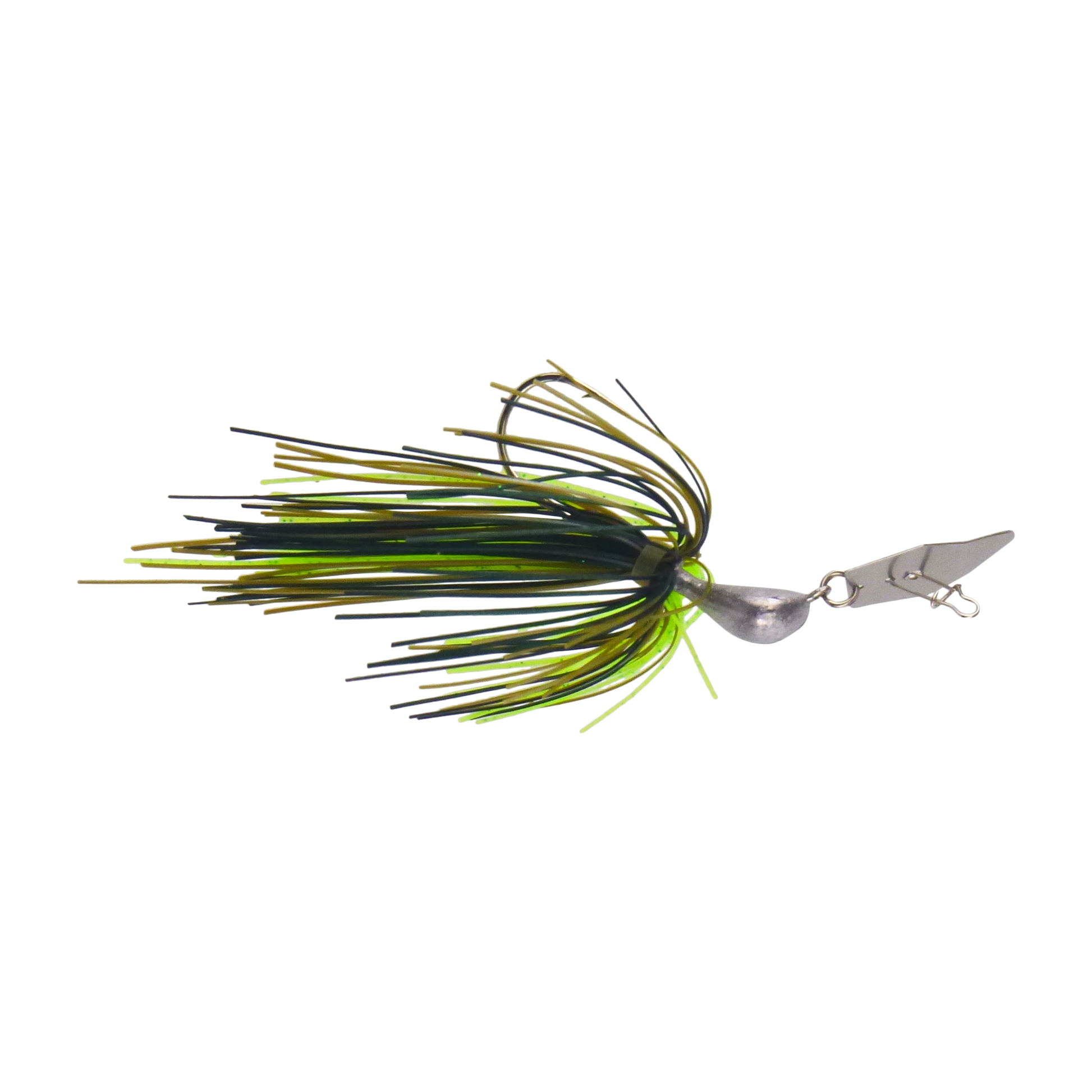 Dekoi 7gm Bladed Swim Jig, Chatterbait, Tree Frog, 2 pack V658-93MC003072012