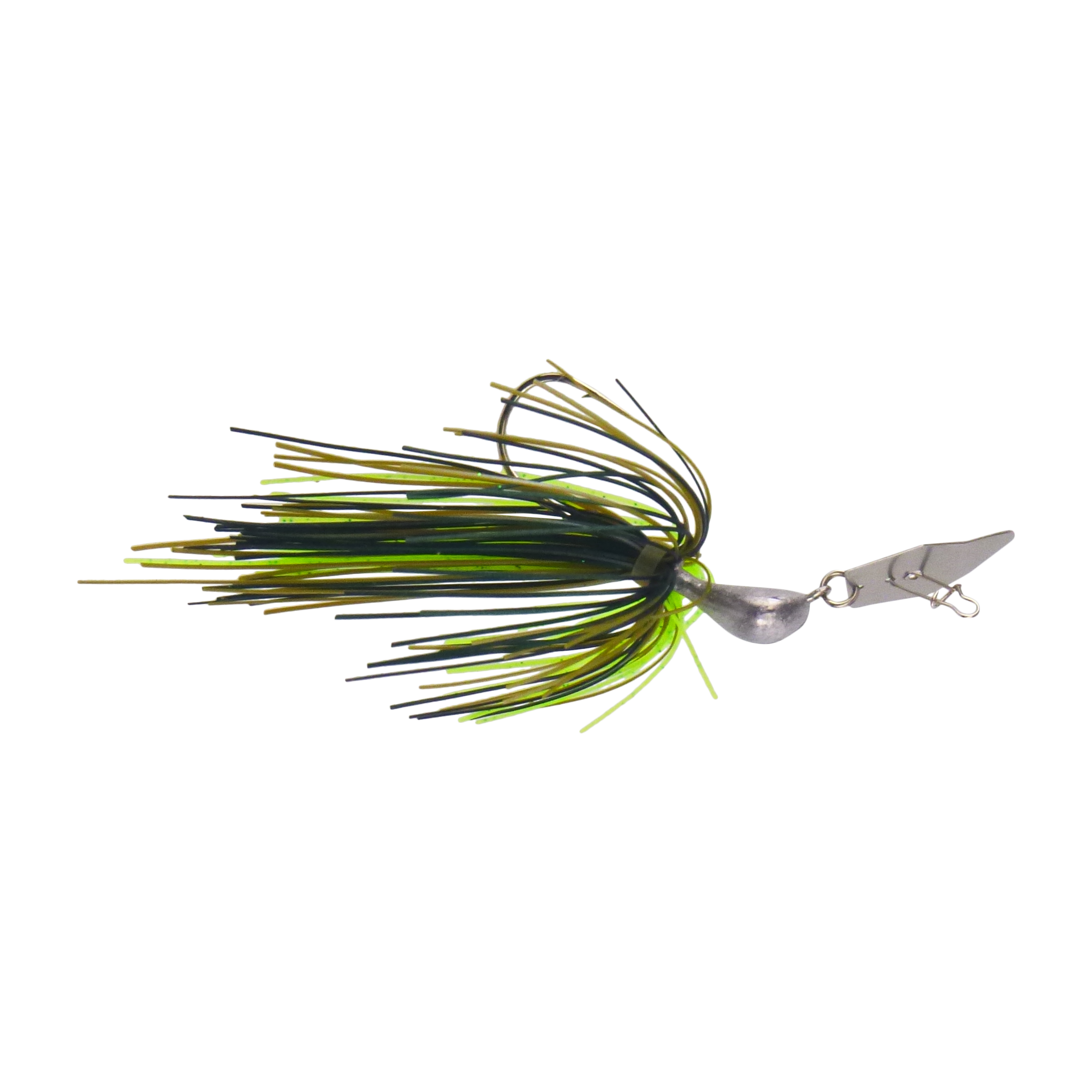 Dekoi 7gm Bladed Swim Jig, Chatterbait, Tree Frog, 2 pack