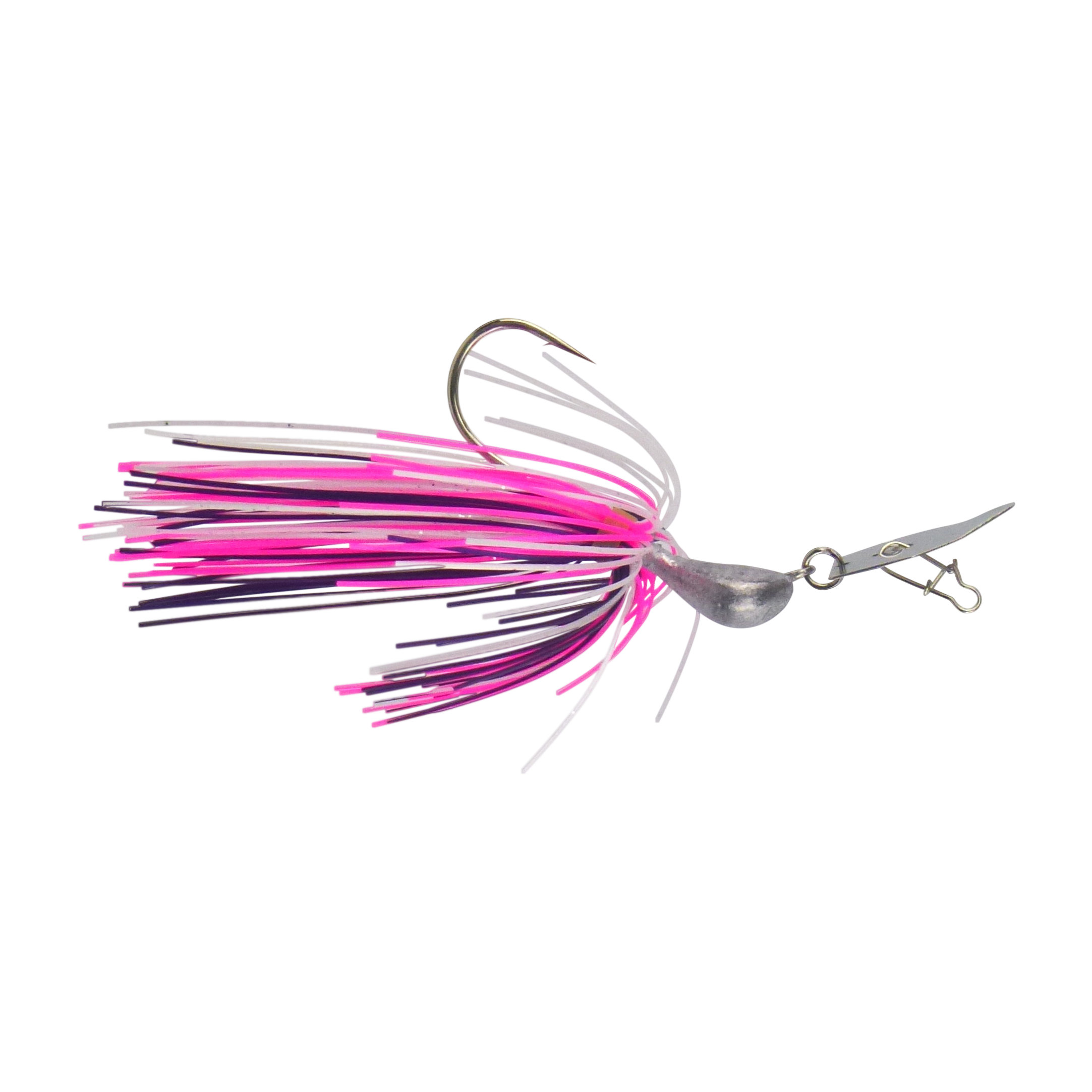 Dekoi 7gm Bladed Swim Jig, Chatterbait, Hot Flash, 2 pack