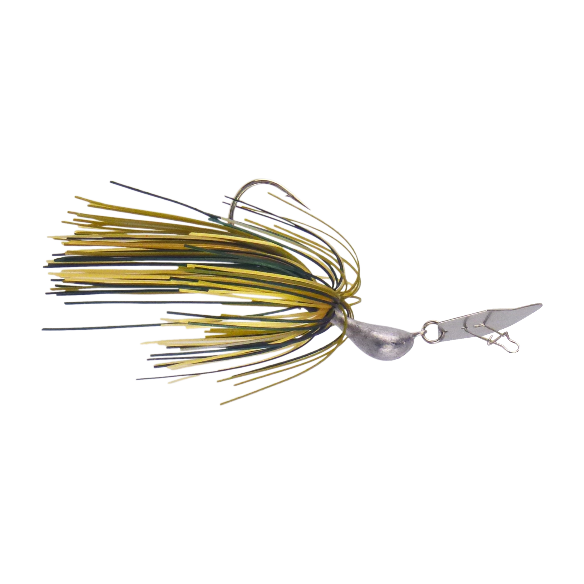 Dekoi 14gm Bladed Swim Jig, Chatterbait, Camo Green, 2 pack V658-93MC003072021