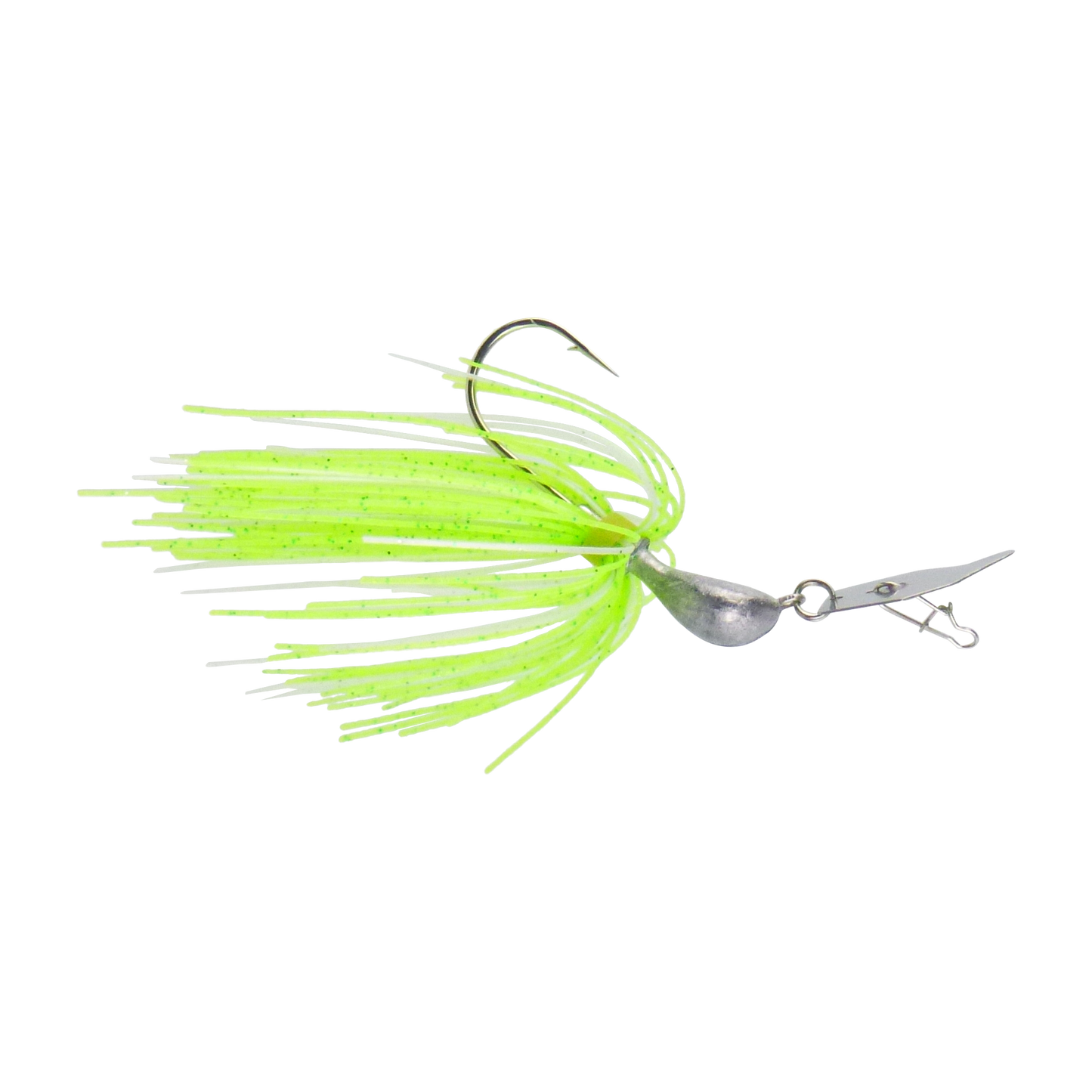 Dekoi 14gm Bladed Swim Jig, Chatterbait, Green Flash, 2 pack V658-93MC003072024