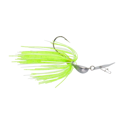 Dekoi 14gm Bladed Swim Jig, Chatterbait, Green Flash, 2 pack V658-93MC003072024