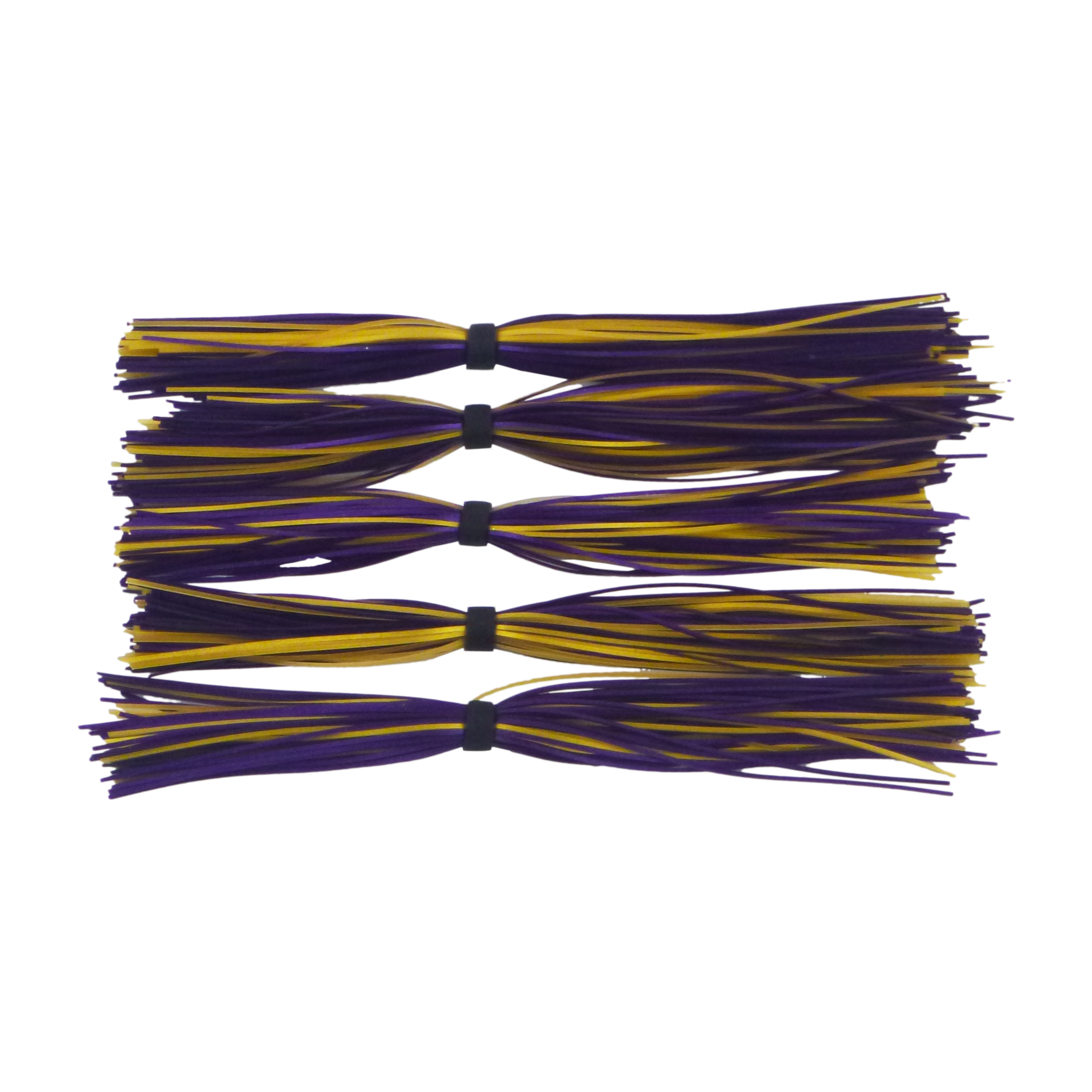 Dekoi Chatterbait Lure Skirts, Purple Gold