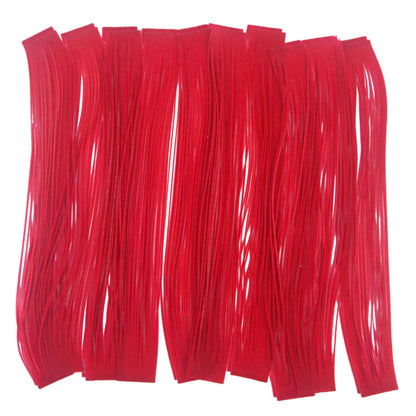 Artizan 22 strand silicon skirt, Neon Red, Pack of 20 V658-93MC278810025