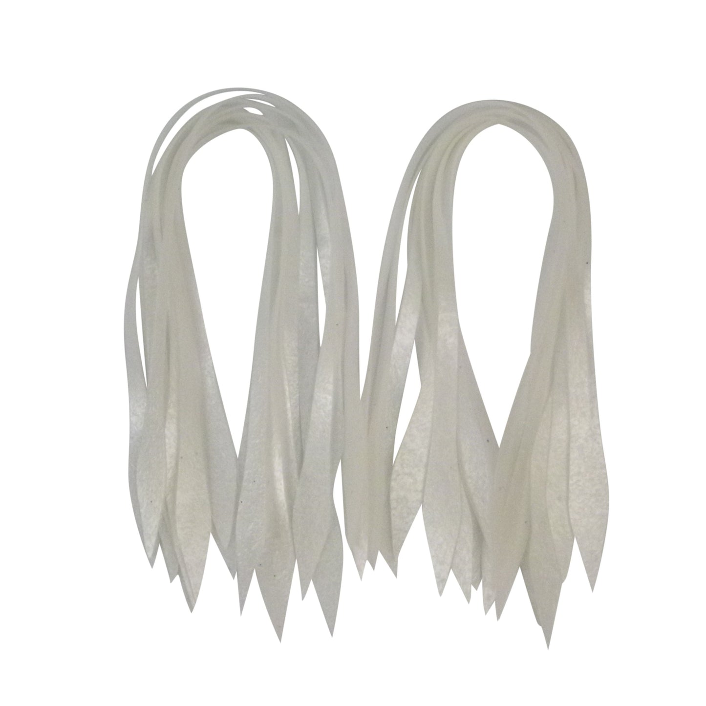 Artizan Silicon Lure Tails, Pearl, Pack of 20 V658-93MC278821011
