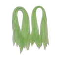 Artizan Silicon Lure Tails, Lumo Green, Pack of 20