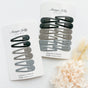 Essential Snap Hair clips - Black - 6 Pieces V659-BASIC-BLACK-6P