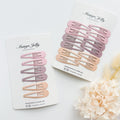 Essential Snap Hair clips - Dusty Pink - 6 Pieces V659-BASIC-DUSPINK-6P