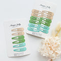 Essential Snap Hair clips - Fresh - 6 Pieces V659-BASIC-FRESH-6P