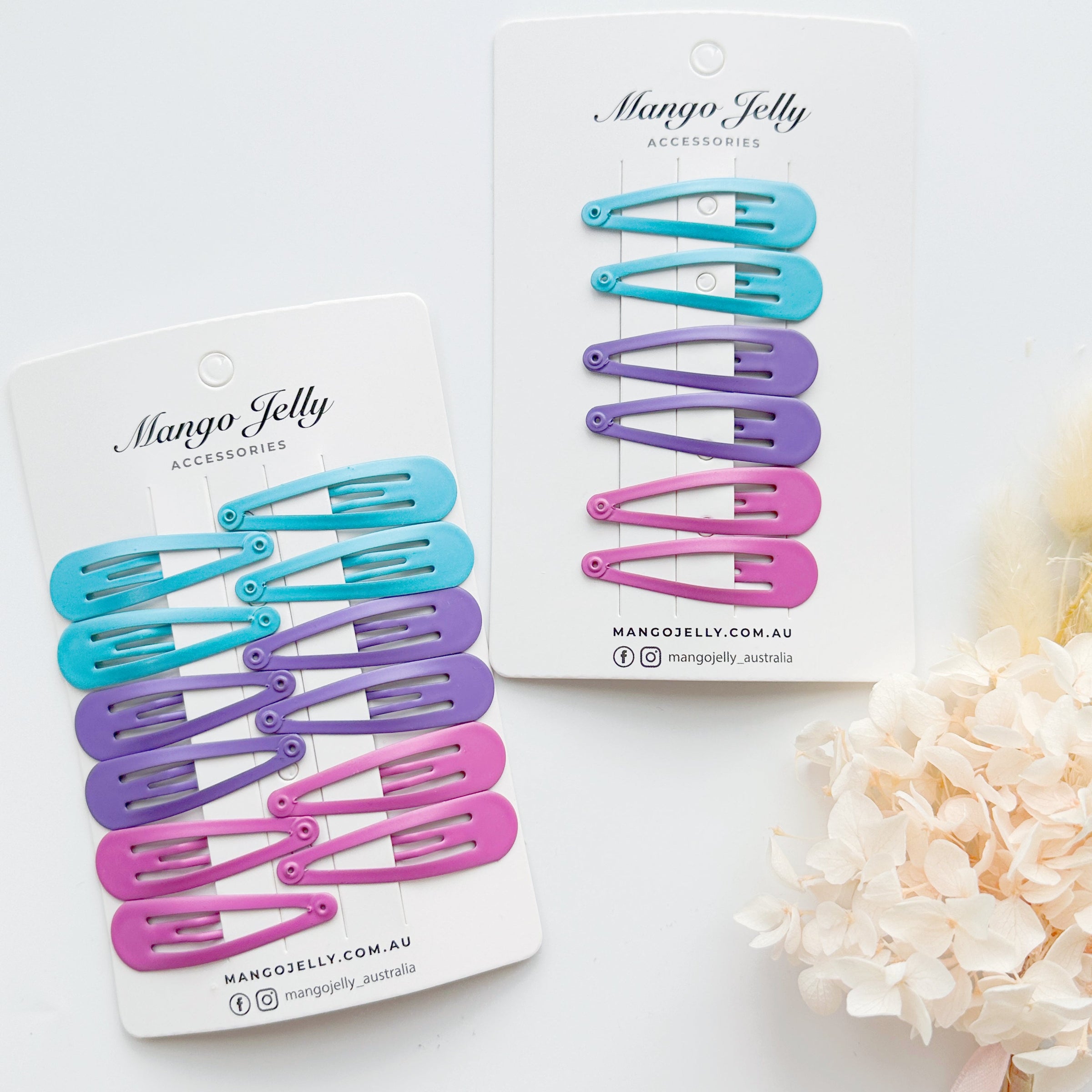 Essential Snap Hair clips - MAGIC - 6 Pieces V659-BASIC-MAGIC-6P