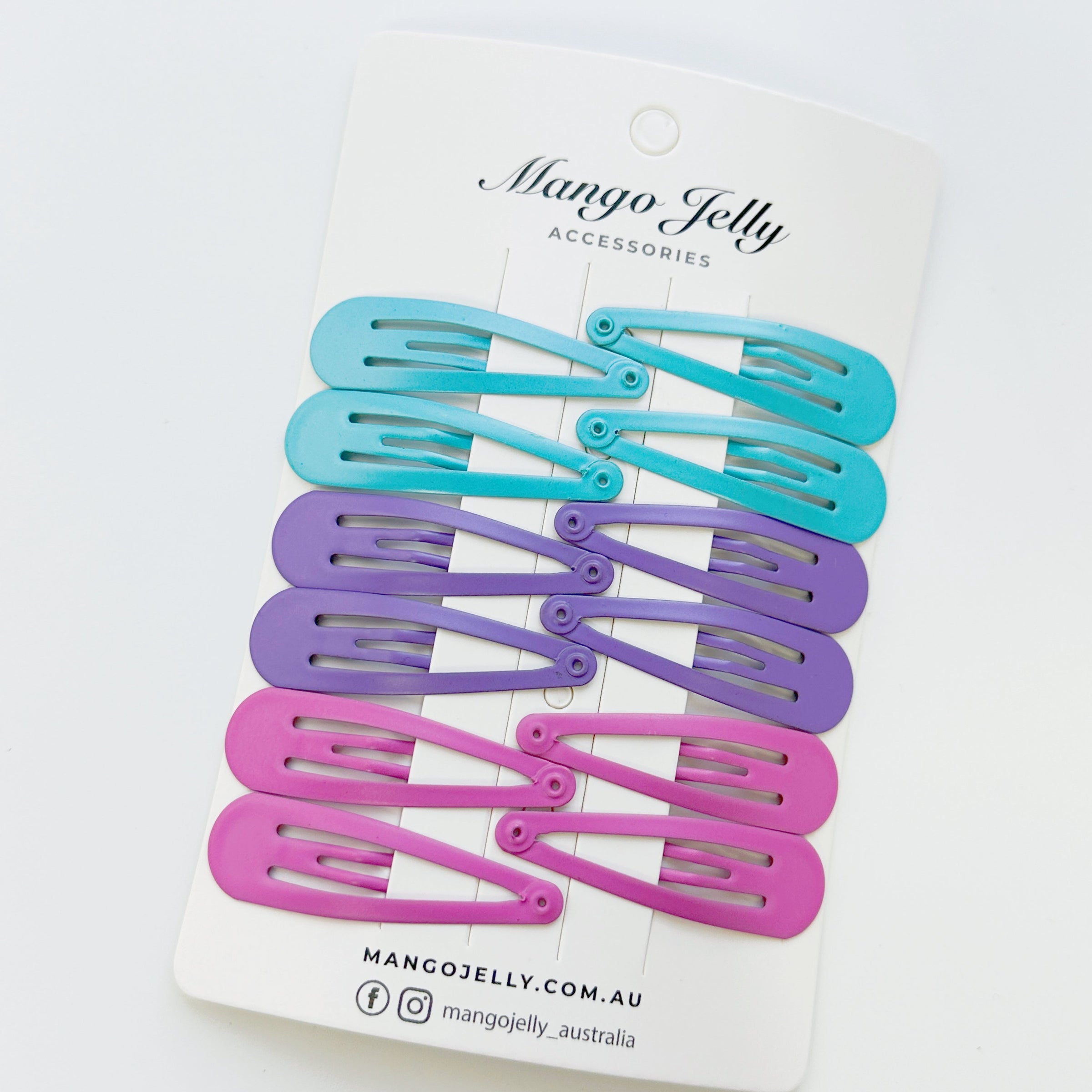 Essential Snap Hair clips - MAGIC - 6 Pieces V659-BASIC-MAGIC-6P