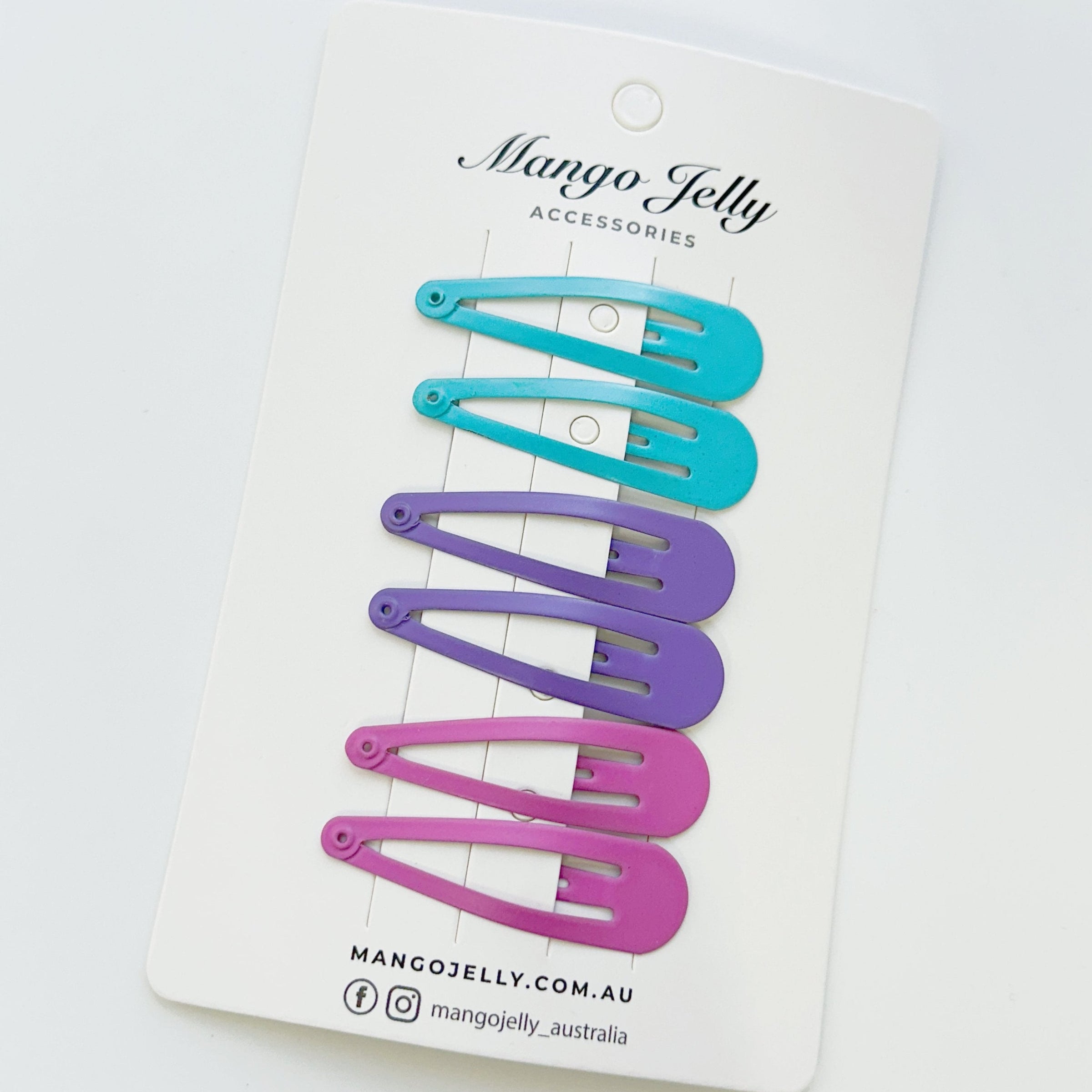Essential Snap Hair clips - MAGIC - 6 Pieces V659-BASIC-MAGIC-6P