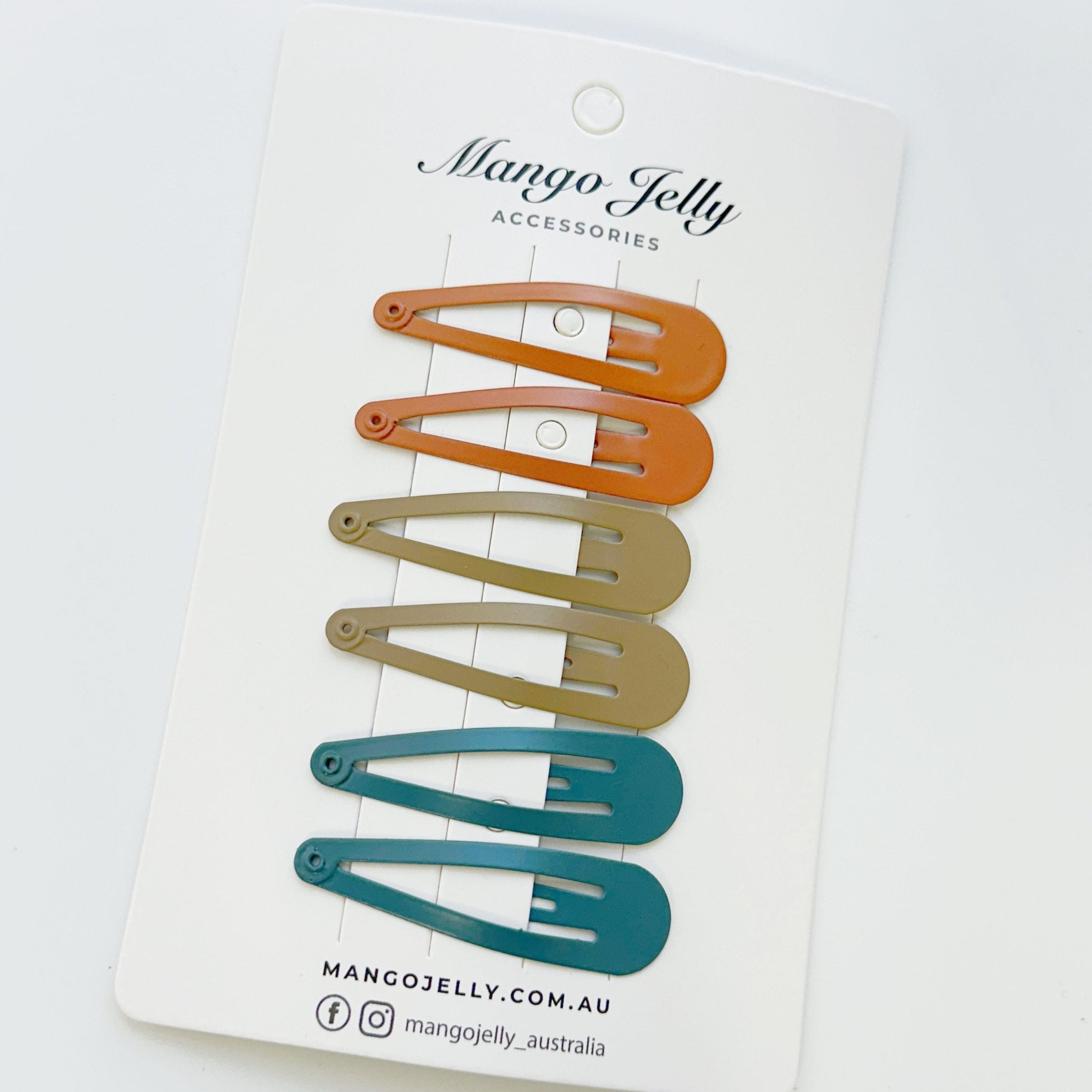 Essential Snap Hair clips - Natural - 12 Pieces V659-BASIC-NATURAL-12P