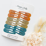 Essential Snap Hair clips - Natural - 6 Pieces V659-BASIC-NATURAL-6P