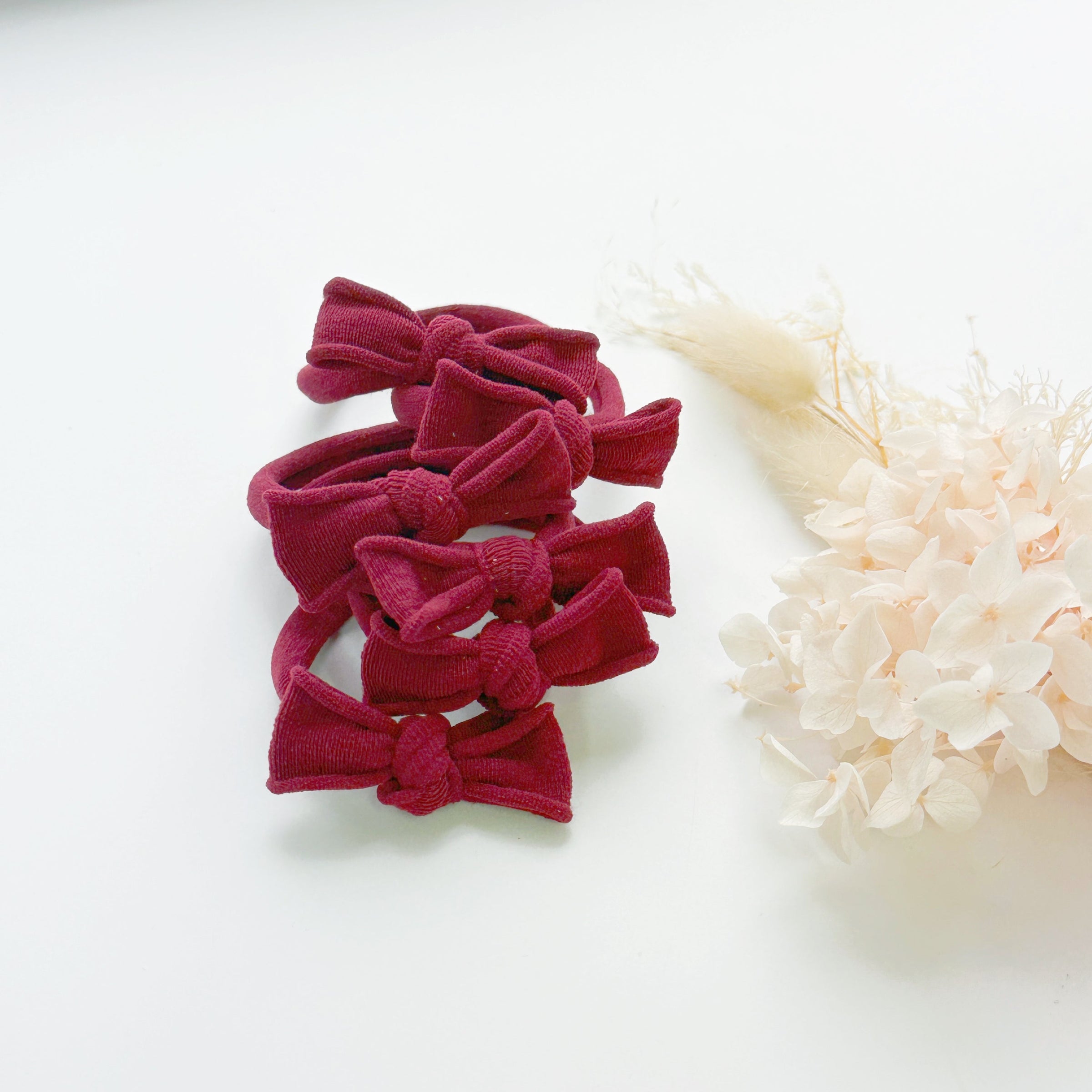 Handmade Simple Bows - School colours - Bottle Green - 3 pairs (save 15%) V659-MT-FREE-BOW-SKL-BOTTLEGREEN-3P