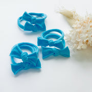 Handmade Simple Bows - School colours - Yellow - 3 pairs (save 15%) V659-MT-FREE-BOW-SKL-YELLOW-3P